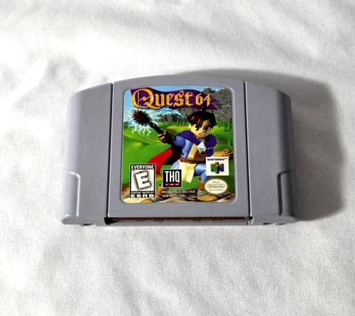 Quest 64 (N64) - TESTED - Cartridge Only | Quest64 Nintendo 64 Game Cartridge