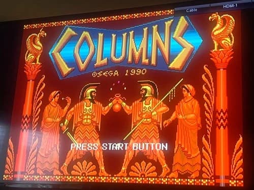 Columns (Sega Genesis, 1990) -- COLUMNS for SEGA GENESIS