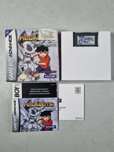 Medabots: Rokusho Version GBA Authentic GameBoy Advance Complete CIB REG CARD