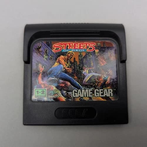 Streets Of Rage Sega Game Gear SEGA 1992 Beat 'Em Up Action Tested and Working