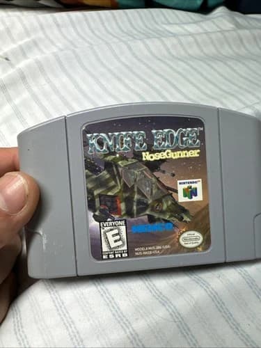 Knife Edge Nose Gunner Cartridge - Nintendo 64 N64 **TESTED**