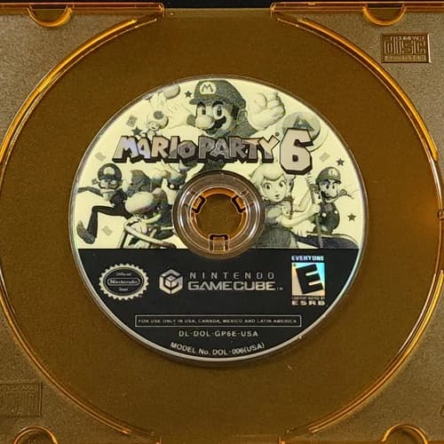 Mario Party 6 Nintendo GameCube Disc Only Tested