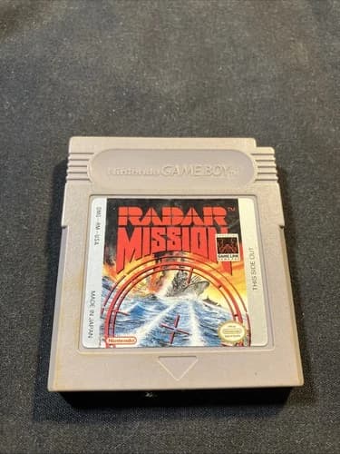 Vintage Radar Mission (Nintendo Game Boy, 1991) game only