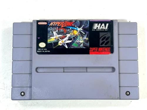 HyperZone (Super Nintendo Entertainment System, 1991) SNES Authentic Tested