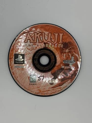 Akuji the Heartless (Sony PlayStation 1, 1998) PS1 Video Game Disc Only