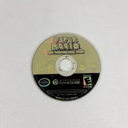 Paper Mario The Thousand Year Door Nintendo GameCube Disc Only Tested