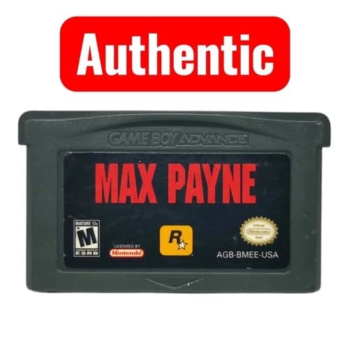 Max Payne (Nintendo Game Boy Advance, 2003) GBA Authentic #B27