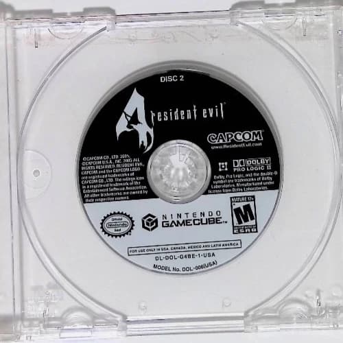 Resident Evil 4 Nintendo GameCube 2005 Disc 2 Only Resurfaced