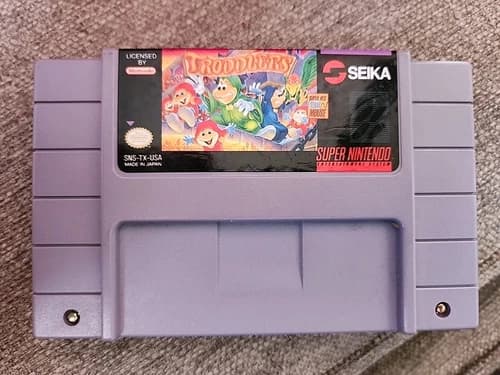 Troddlers - Super Nintendo SNES - Authentic, Working Cartridge!