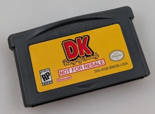 Nintendo Gameboy Advance GBA - DK King of Swing - Not for Resale NFR Demo