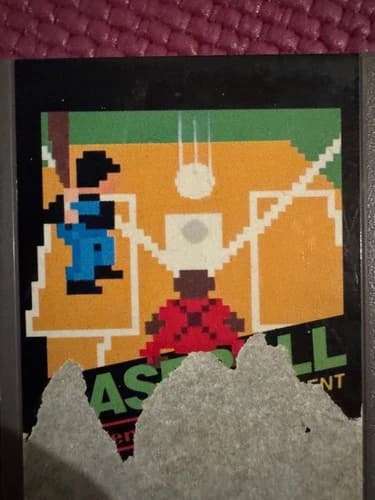 Baseball (Nintendo Entertainment System, 1985) fun old-school game. tested/works