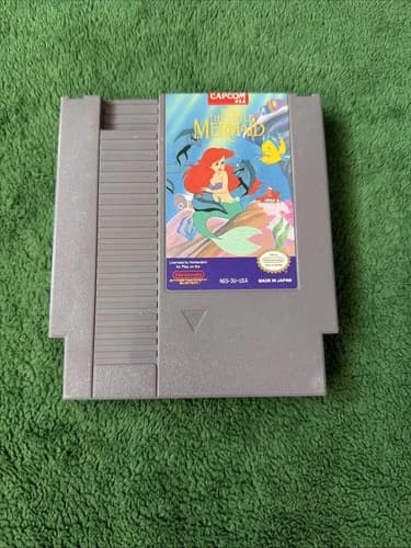 Disney's The Little Mermaid Nintendo Entertainment System NES Game Cartridge