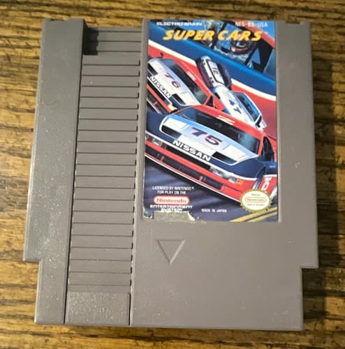 Electro Brain Super Cars for Nintendo NES NTSC-U/C (US/Canada) Racing Game