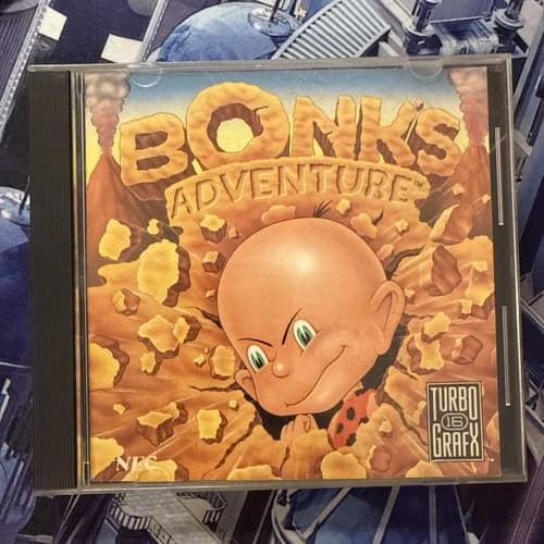 Bonks Adventure (TurboGrafx 16 Turbo Grafx) CIB Complet with Case - GOOD SHAPE!