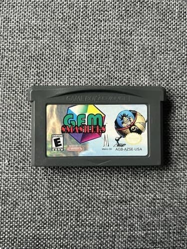 Gem Smashers Nintendo Gameboy Advance Authentic, Tested, GBA games!!