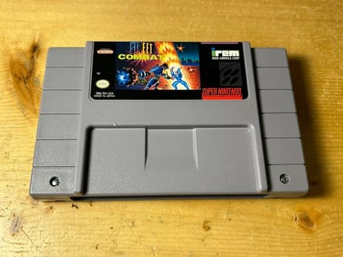 Street Combat SNES (Super Nintendo, 1993) Authentic & Tested Ships Free !!