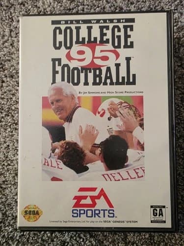 Bill Walsh College Football 95 Sega Genesis, CIB