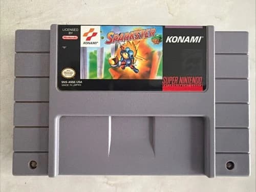Sparkster (Super Nintendo SNES, 1994) Game Authentic - Tested