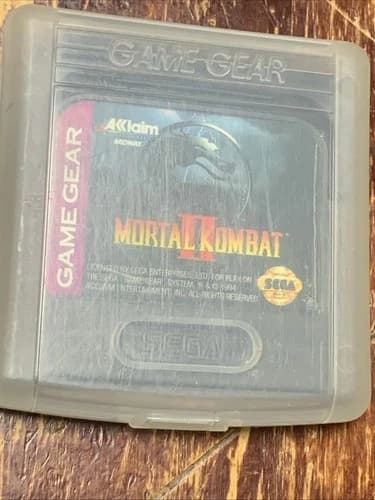 Mortal Kombat II Game Gear Video Game