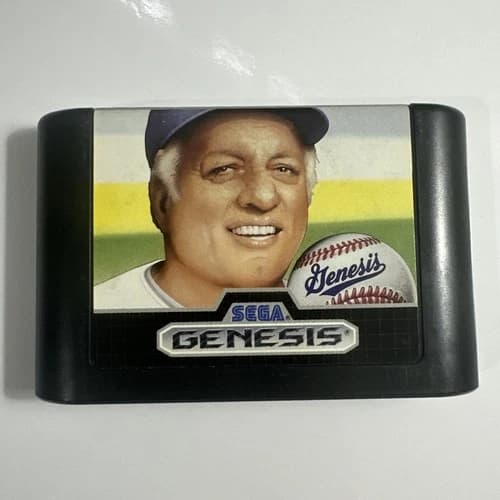 Tommy Lasorda Baseball (Sega Genesis, 1989) Cart Only - Tested