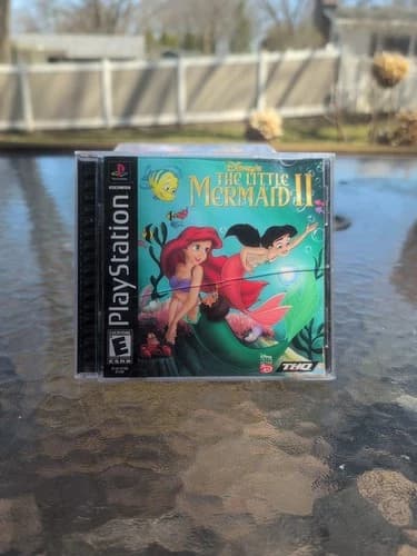Disney's The Little Mermaid II PlayStation, 2000 PS1 CIB COMPLETE RARE