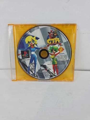 CTR Crash Team Racing (Sony PlayStation 1 PS1) Black Label disc only