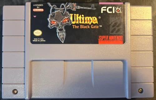 Ultima: The Black Gate (Super Nintendo Entertainment System, 1994) Snes