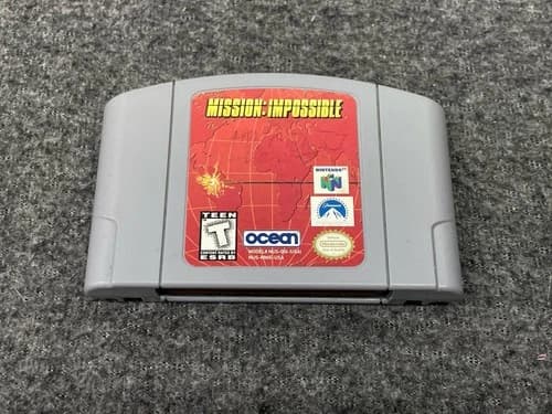 Mission: Impossible (Nintendo 64, 1998) N64 Cart Authentic Tested & Working