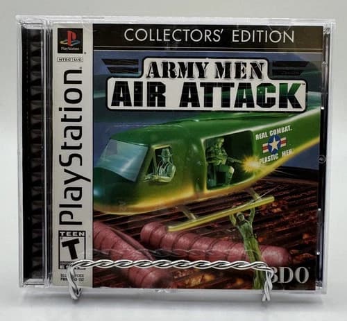 PS1 Army Men Air Attack Collectors Edition (Sony PlayStation 1, 1999) CIB Tested