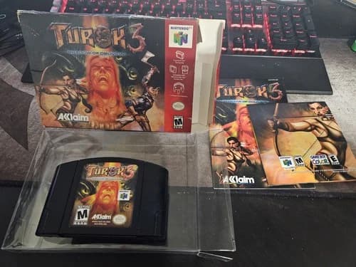 Turok 3: Shadow Of Oblivion (Nintendo 64 2000) N64 Authentic Complete CIB Tested