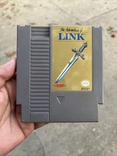 Zelda II: The Adventure of Link (NES, 1988) – Gray Cartridge – Tested & Working