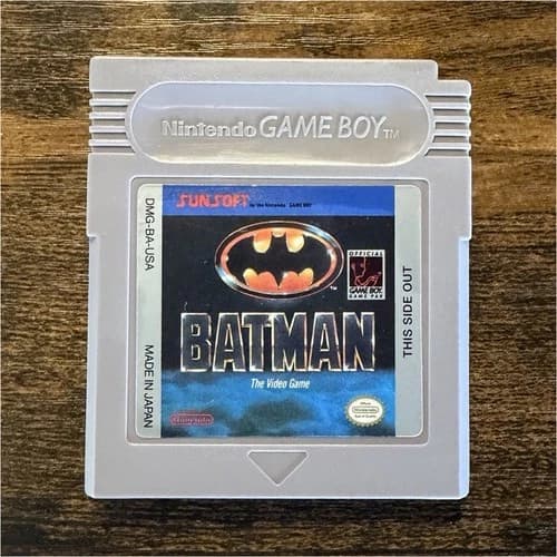 Sunsoft Batman: The Video Game Nintendo Game Boy Game Cartridge NTSC-U/C
