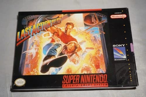 Last Action Hero (Super Nintendo SNES) Complete in Box CIB