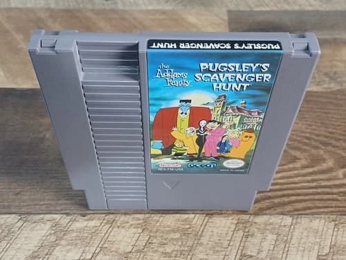 Addams Family Pugsley’s Scavenger Hunt (Nintendo NES) Authentic - Game Only