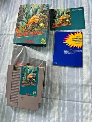 Super Pitfall (Nintendo Entertainment System, 1987) - Complete In Box!!!