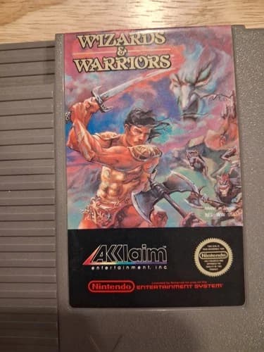 Wizards And Warriors Nintendo NES Game Cartridge 1987 Tested Good