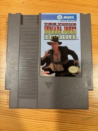 The Young Indiana Jones Chronicles Original Nintendo NES Video Game Cartridge