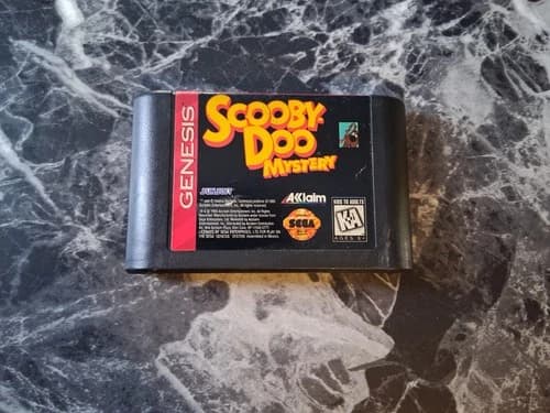 Scooby Doo Mystery Sega Genesis Authentic Tested Contacts Cleaned