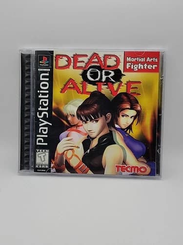 Dead or Alive (Sony PlayStation 1, 1998) Used, Tested, Works! CIB!