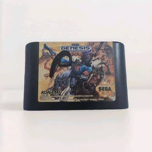 SEGA GENESIS SUNSET RIDERS VIDEO GAME CARTRIDGE