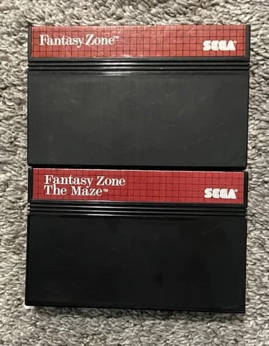Fantasy Zone and Fantasy Zone: The Maze (Sega Master System, 1988) Cart Only