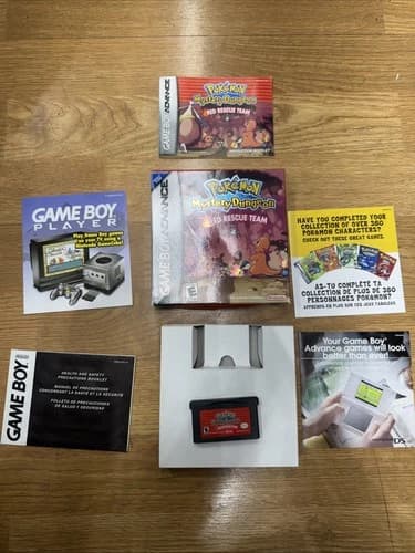 Pokemon Mystery Dungeon: Red Rescue Team (Game Boy Advance, 2006) Complete GBA
