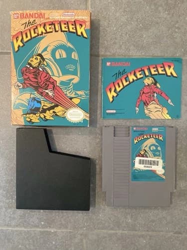 The Rocketeer Nintendo NES Game Cartridge With Manual And Box