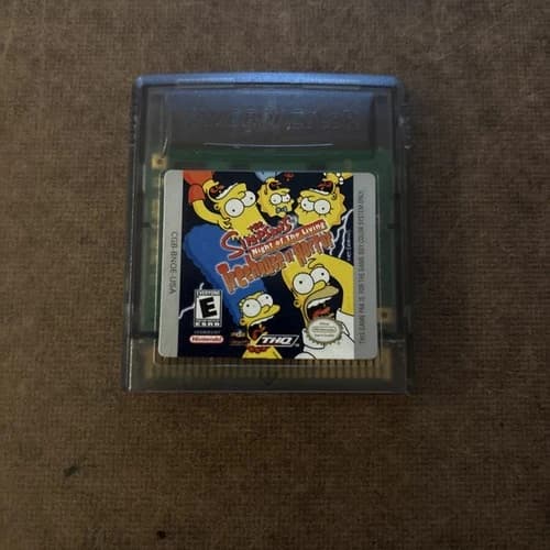 THQ Simpsons: Night of the Living Treehouse of Horror Nintendo Game Boy Color