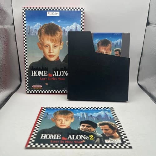 Home Alone 2 Lost in New York NES Nintendo CIB Complete Manual Box Excellent
