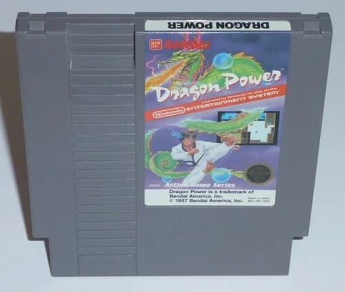 DRAGON POWER - Nintendo NES Game, (Authentic) Tested & Working