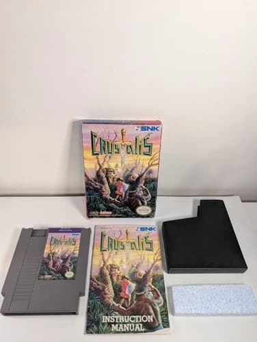 Crystalis - Nintendo NES, Complete In Box CIB Authentic OEM Cartridge 1 Day Ship