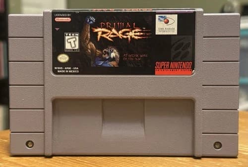 Primal Rage Super Nintendo SNES 1995 Cartridge Only Tested & Working