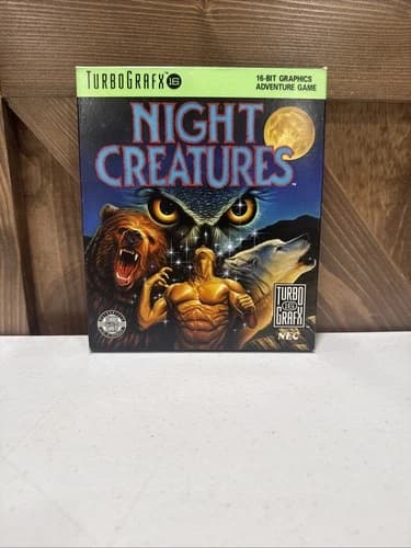 NIGHT CREATURES TurboGrafx 16 Turbo Grafx PC Engine Game COMPLETE USA Original