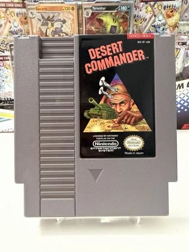 Desert Commander - Nintendo, NES - Authentic - NEAR MINT -GREAT LABELS - Tested